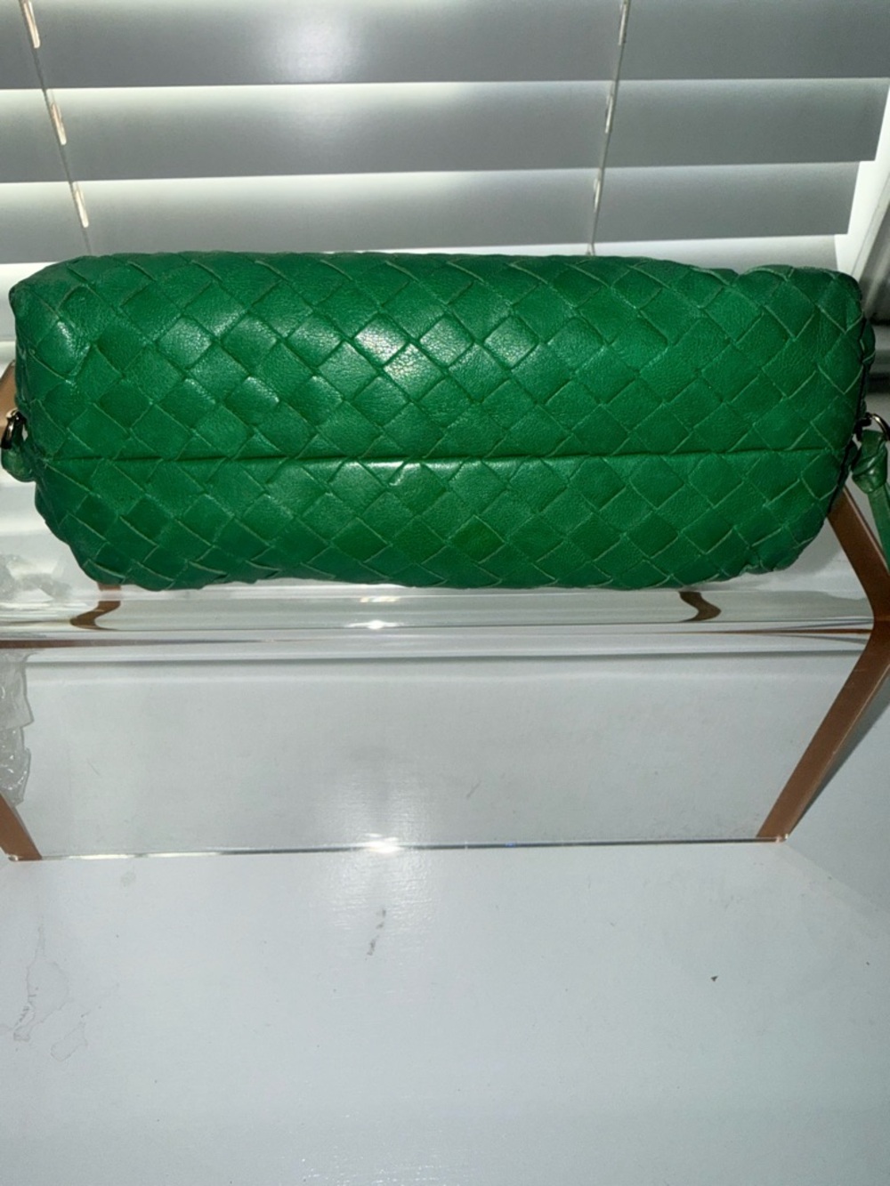 ⭐️Authentic Bottega Veneta Intrecciato Pouch - Parakeet Green - Picture 2 of 14